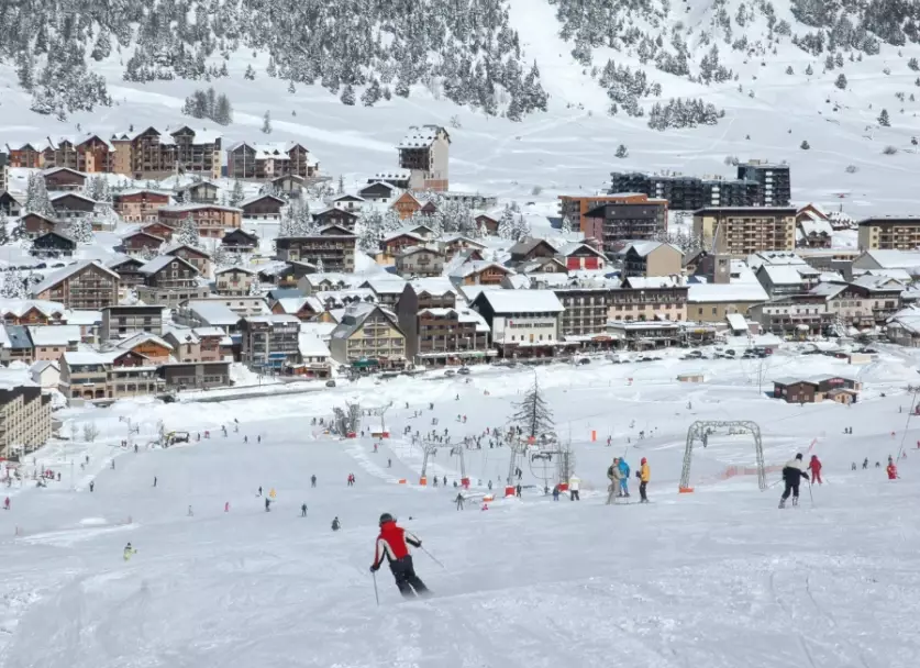 biggest ski areas in the Alps