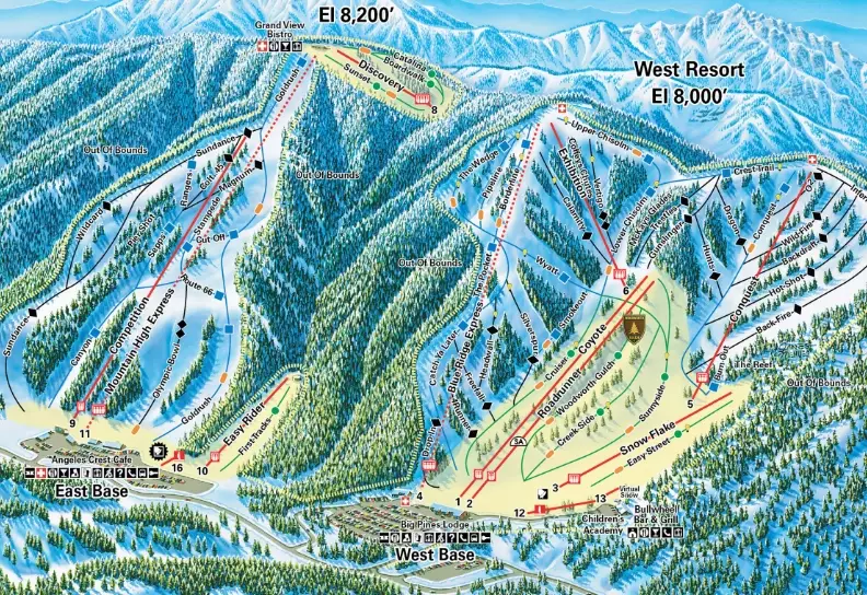 how to read a ski trail map how to read a ski trail map