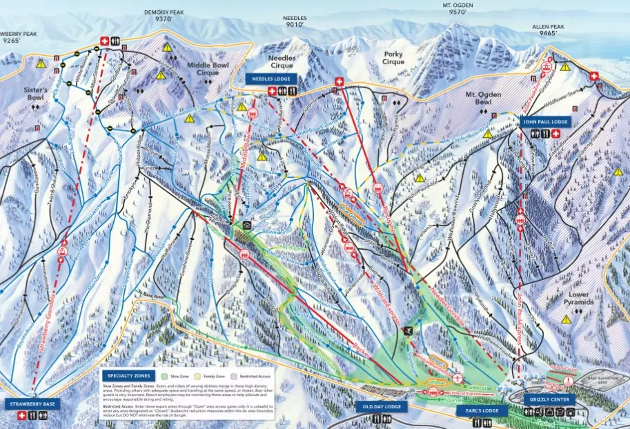 ski resort map guide ski resort map guide