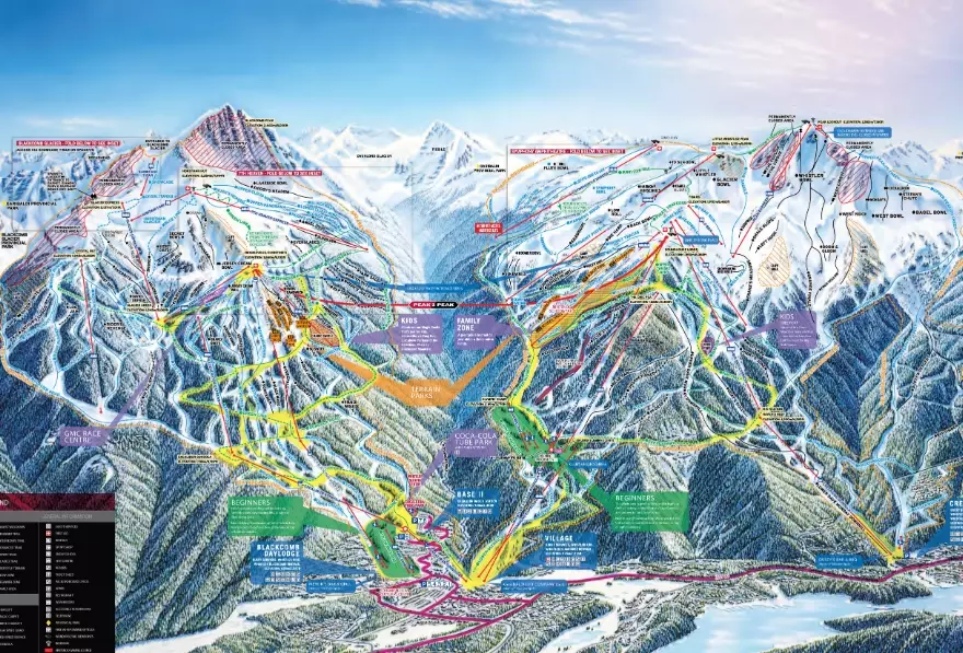 how to read a ski trail map how to read a ski trail map