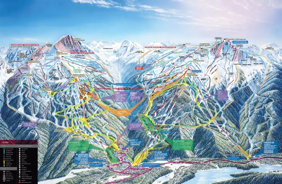 ski resort map guide ski resort map guide