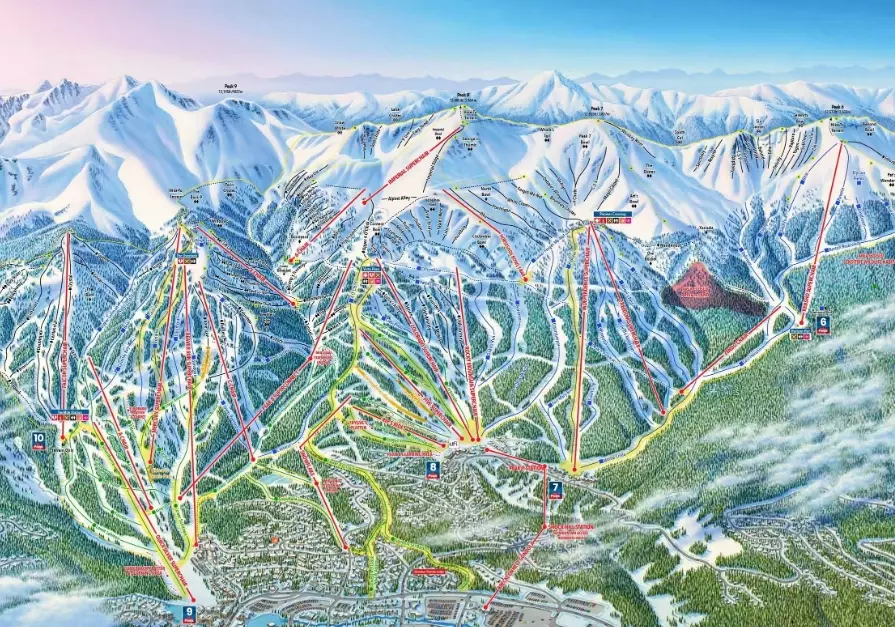 ski trail symbols ski trail symbols