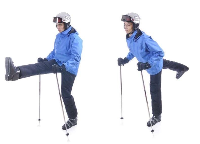 beginner ski workout at home