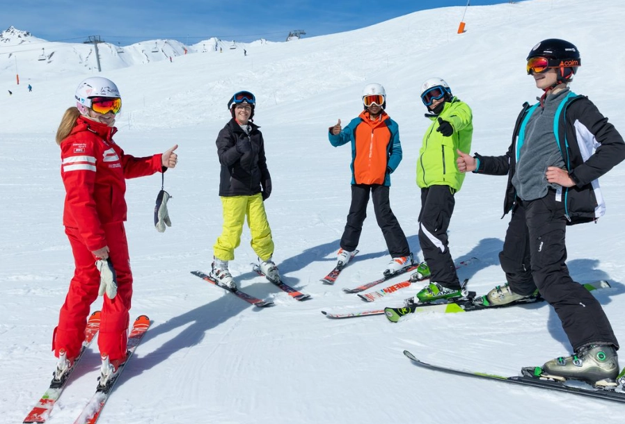 First time ski lessons