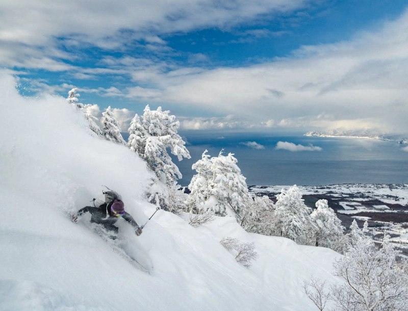 beginner skiing japan