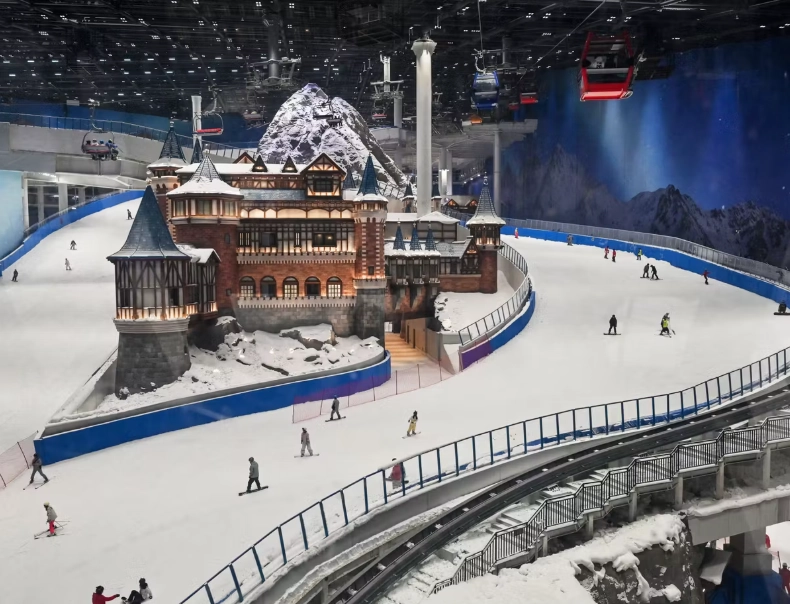 largest ski area Asia