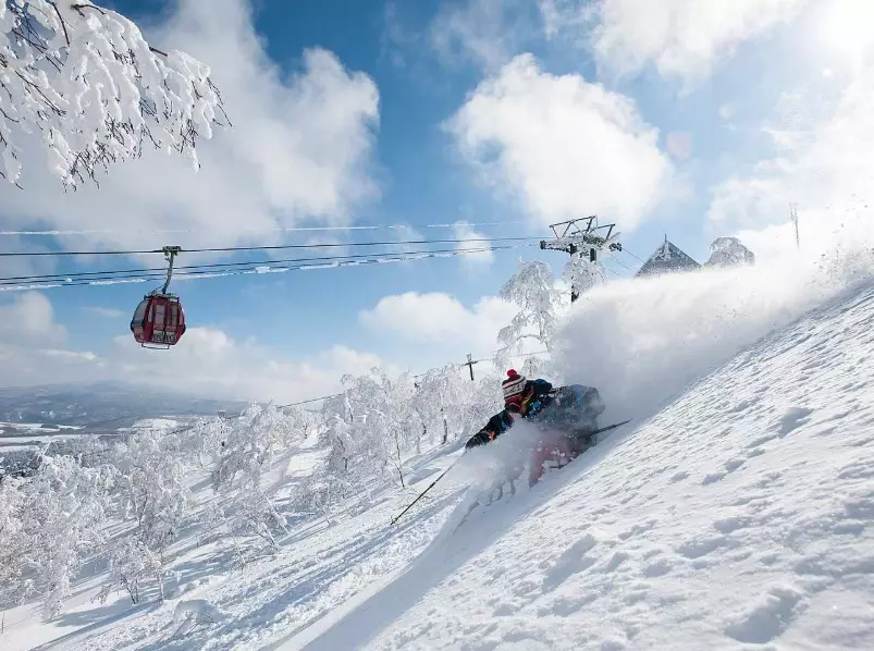 Altai Mountains skiing