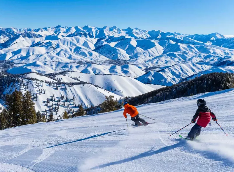 best skiing in Idaho