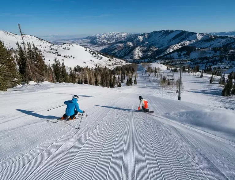 Utah powder snow