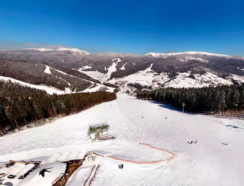 Carpathian Mountains skiing
