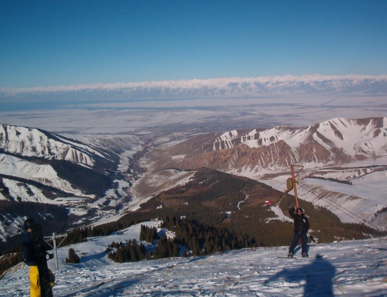 skiing in Kyrgyzstan