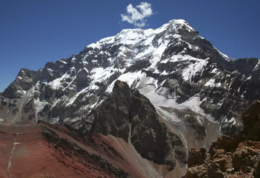 hiking the Andes