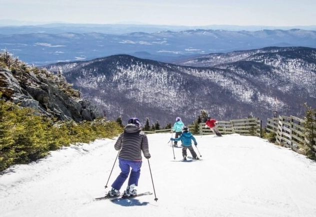 Skiing near New York