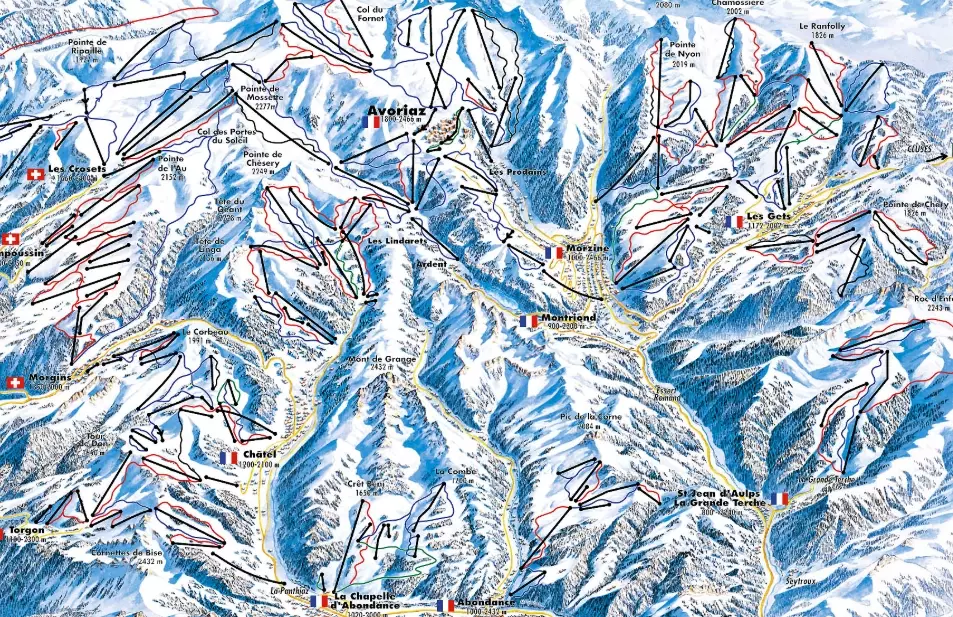 world's largest ski areas