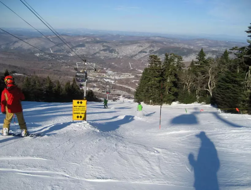 skiing in Vermont