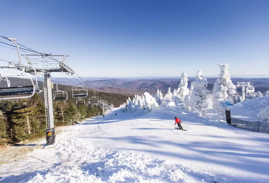 skiing in Vermont