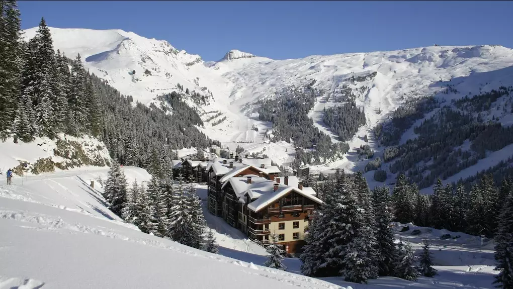 skiing in French Alps skiing in French Alps