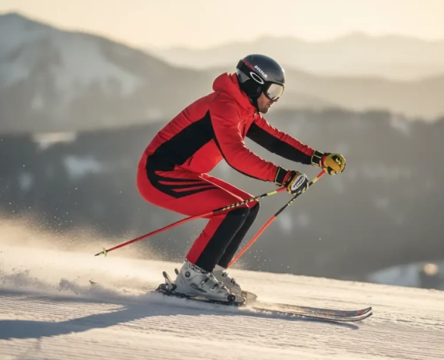 parallel turn skiing