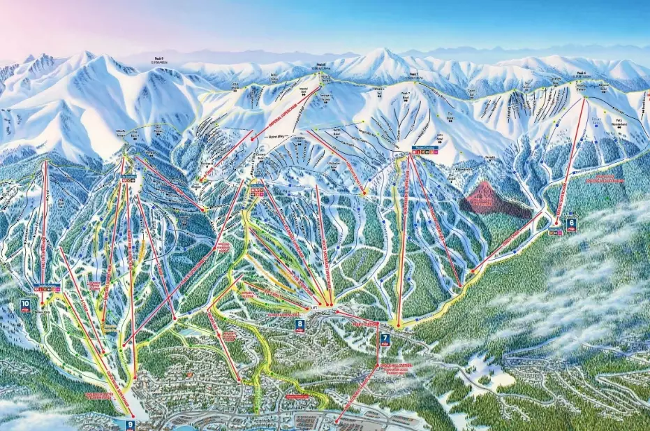 How to Analyze a Ski Trail Map for Efficient Resort Day Planning