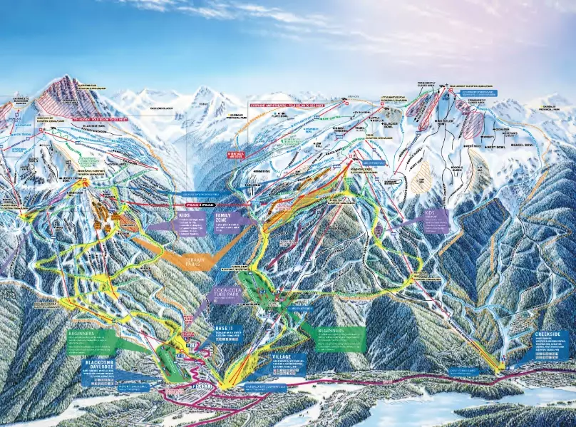 reading ski maps