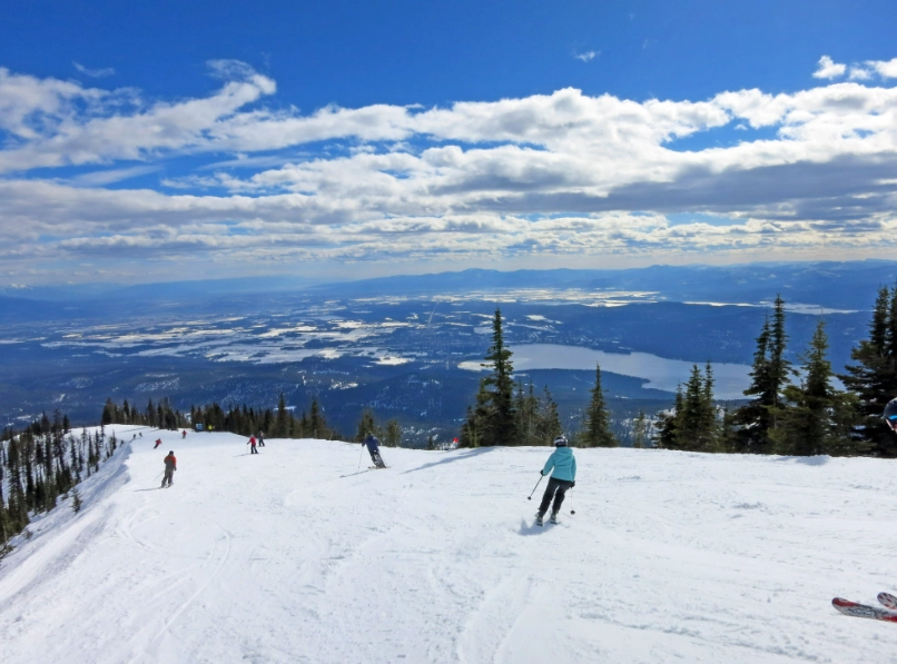 skiing Whitefish Montana