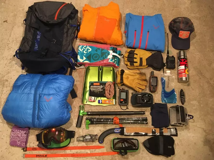 ski touring backpack checklist