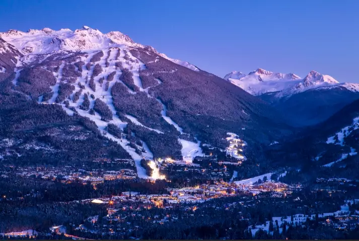 advanced skiing terrain