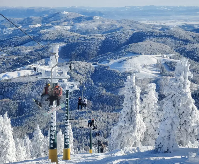 Mt. Spokane skiing