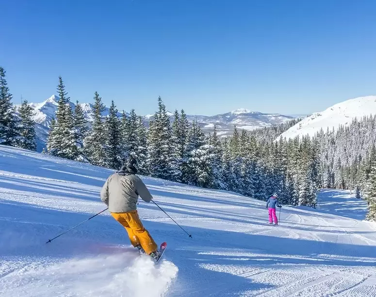 best views skiing usa