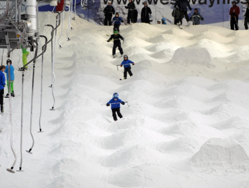 bump skiing technique