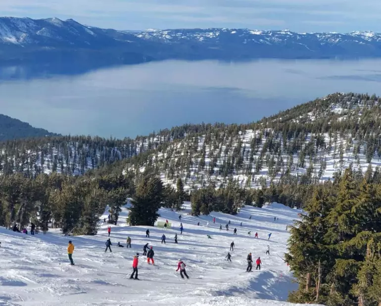 Lake Tahoe skiing
